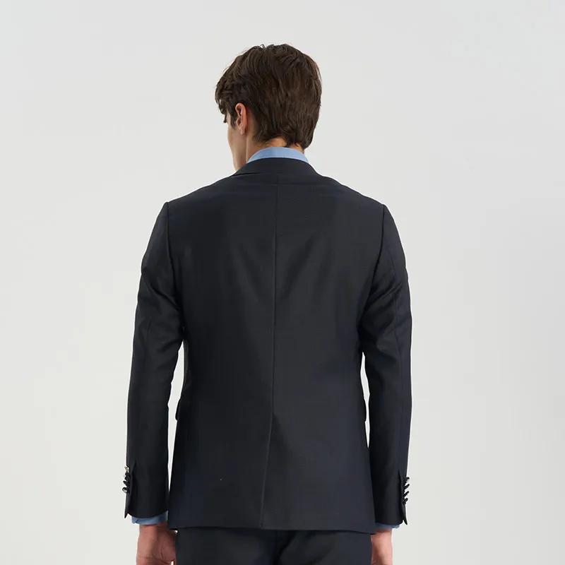 RARE Business Suit Jacket Men's Navy Blue-4