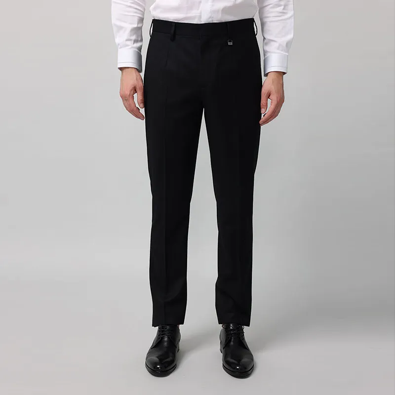 RARE Suit Trousers Men Black-2