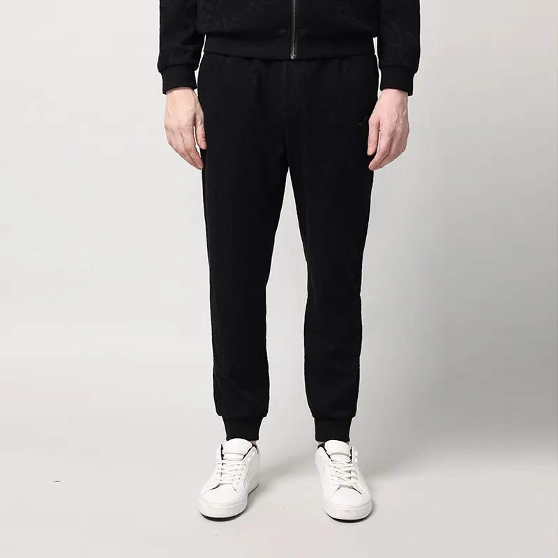 RARE Knitted Sports Pants Men's Black-3