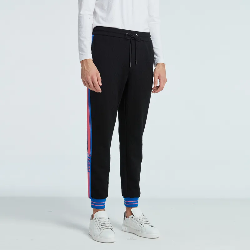 RARE Knitted Sweatpants Men's Black-5