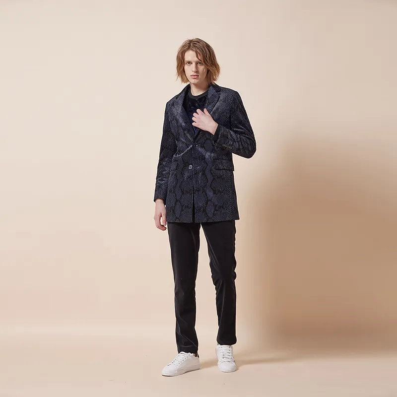 RARE Coats Men Blue-4