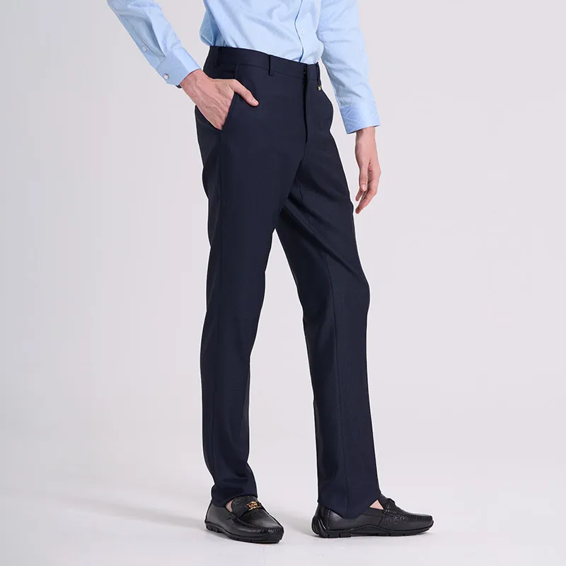 RARE Suit Trousers Men's Navy Blue-4