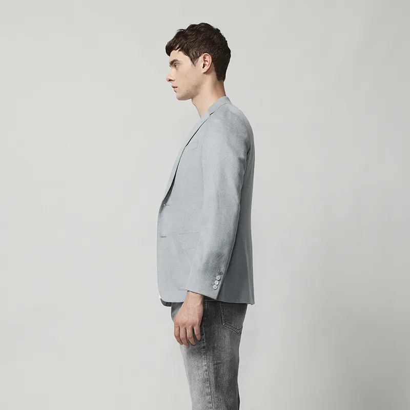 RARE Business Suits Coats Men's Gray Blue-5
