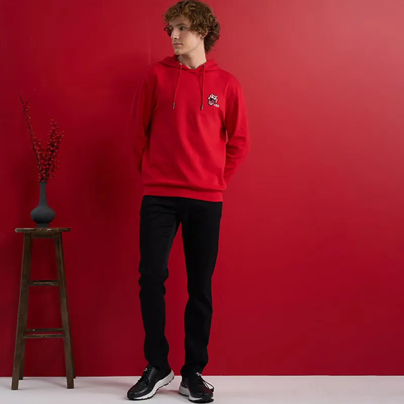 RARE CNY New Year's Collection Sweatshirt Men's Red-7