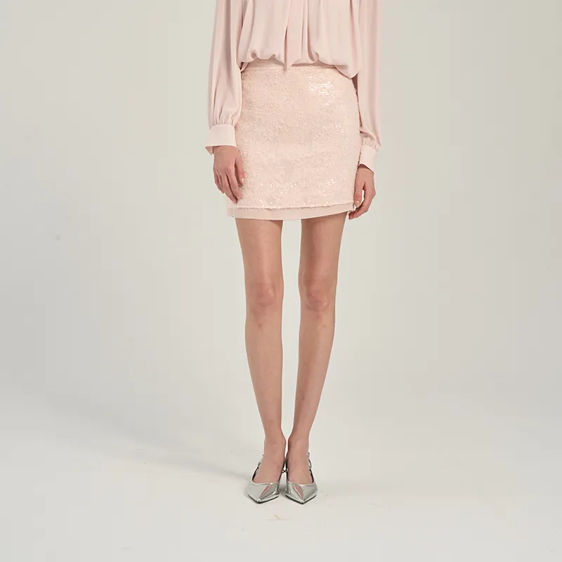 RARE Casual Short Skirts Women's Pink-3