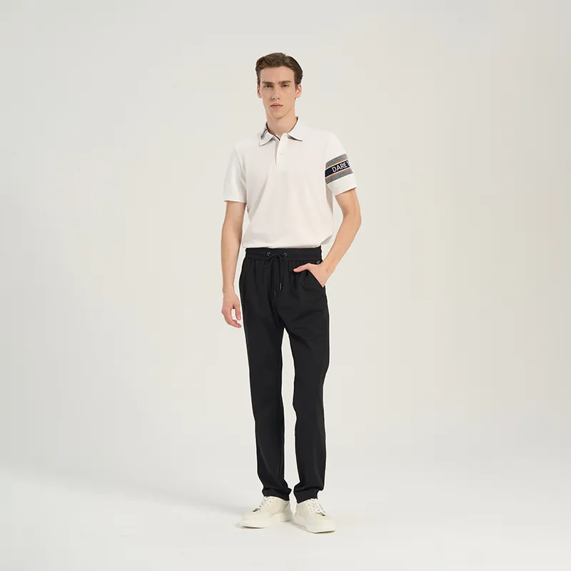 RARE Knitted Sports Pants Men's Black-6