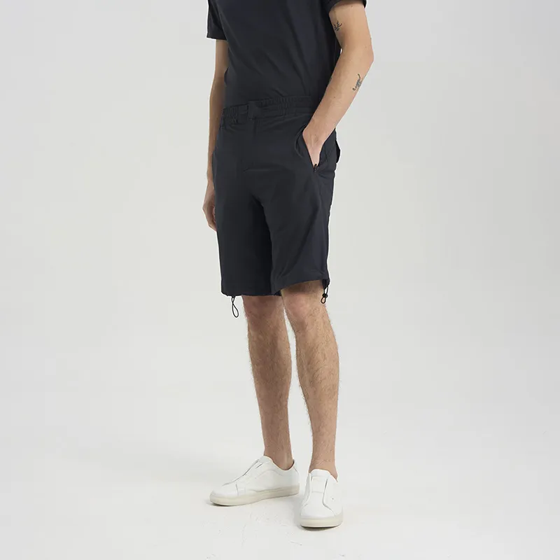 RARE Casual Shorts Men Black-5