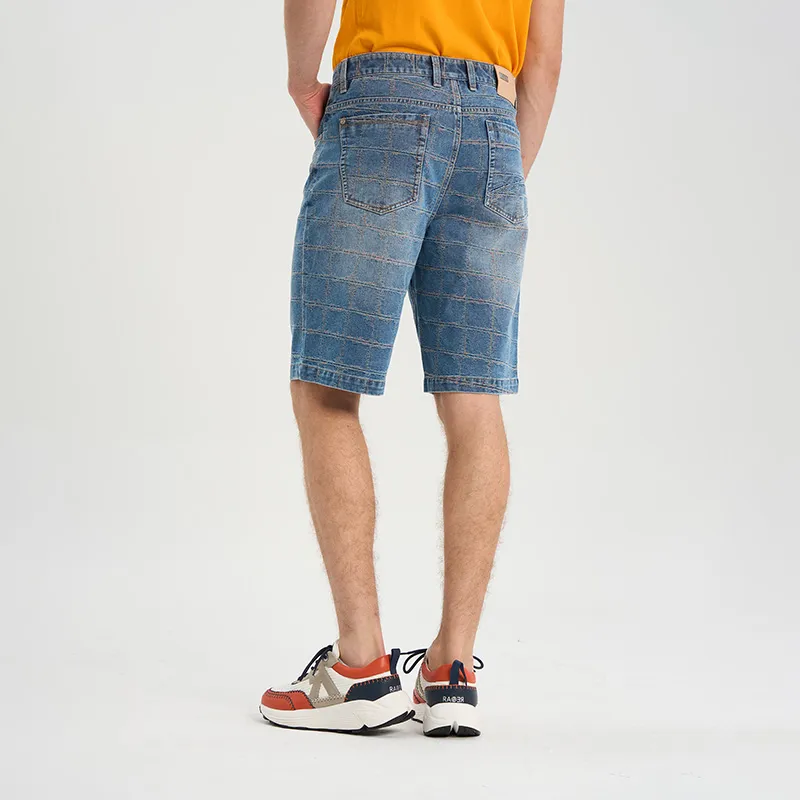 RARE Denim Shorts Men Denim Blue-6