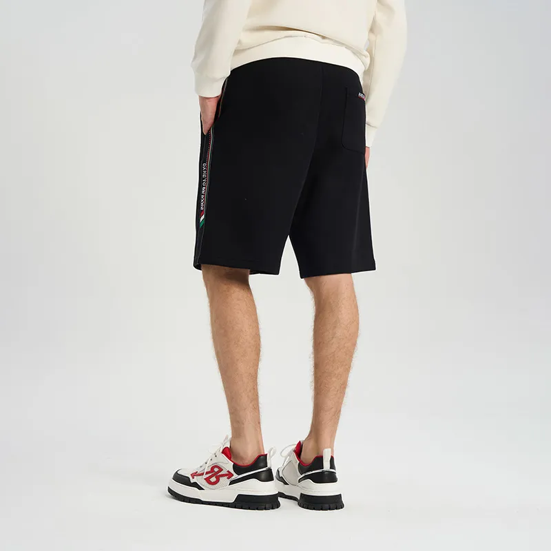 RARE Casual Shorts Men Black-6