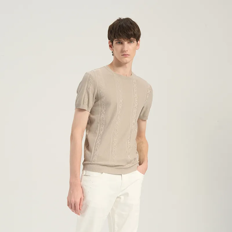 RARE T Shirts Men Khaki-4