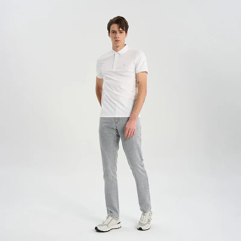 RARE Polo Shirts Men White-6
