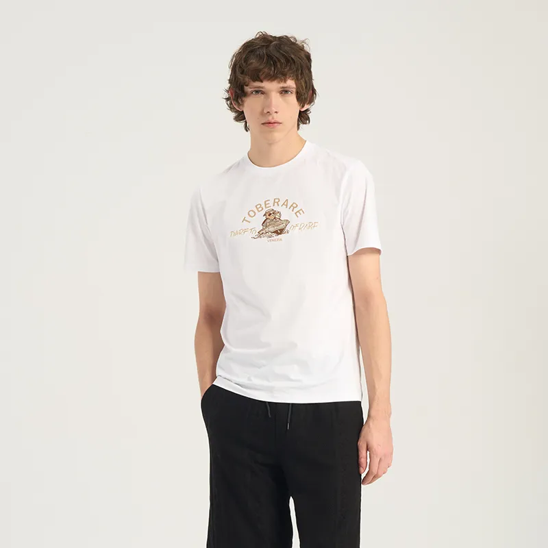 RARE Short-Sleeved T-Shirts Men's White-4