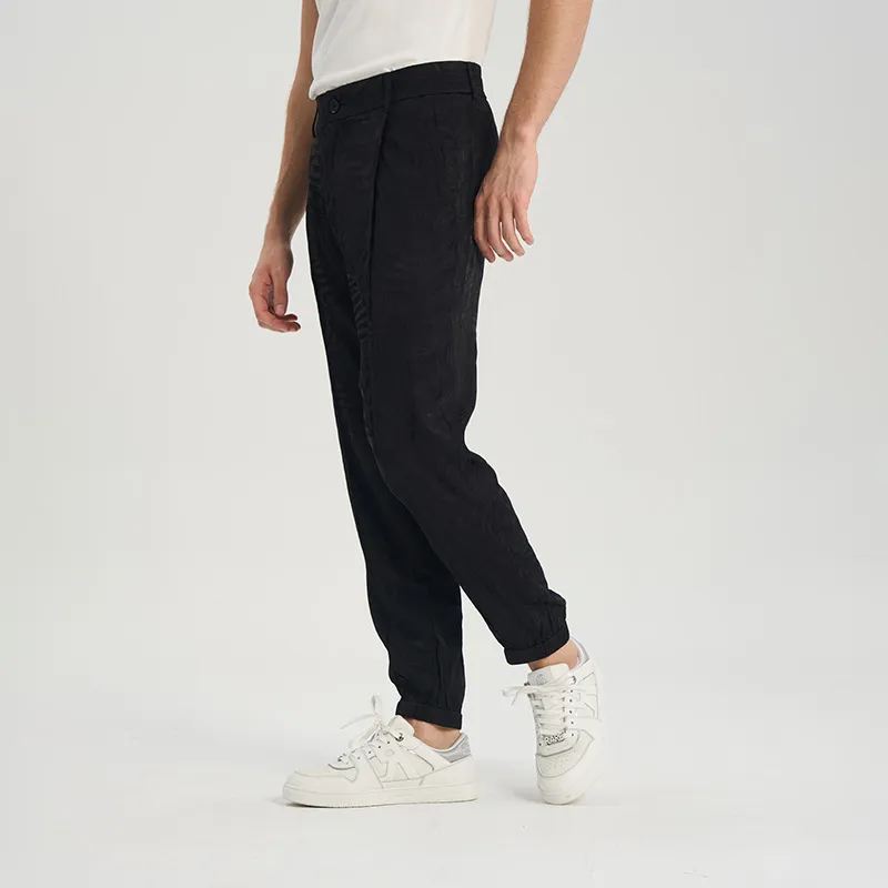 RARE Casual Pants Men Black-5