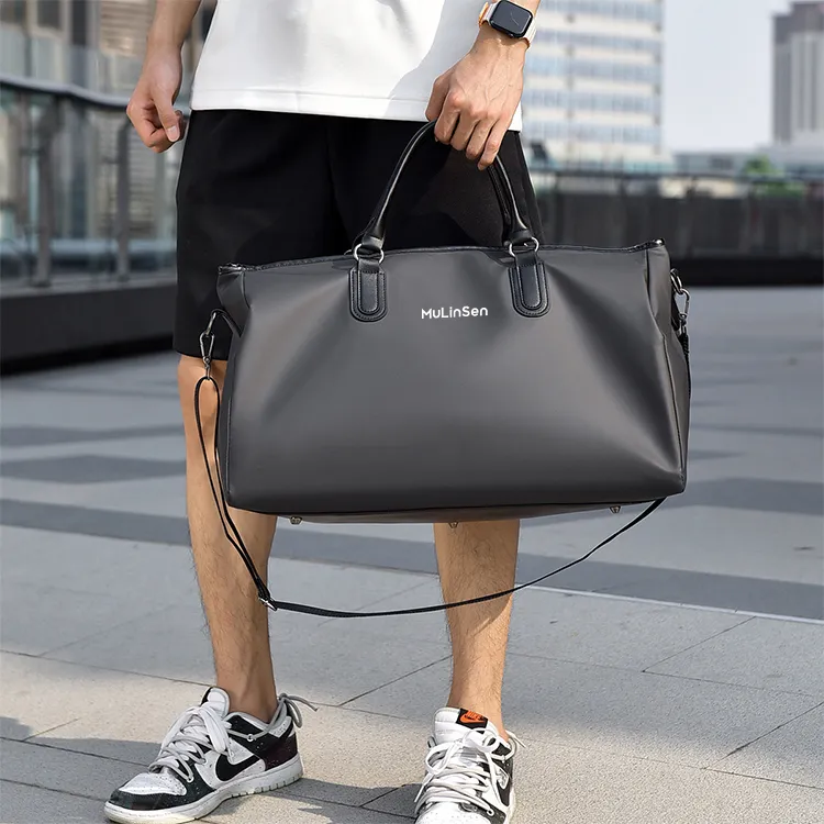 Mulinsen Polyester With Oxford Travel Bag Unisex Black/gray/army Green/blue-3