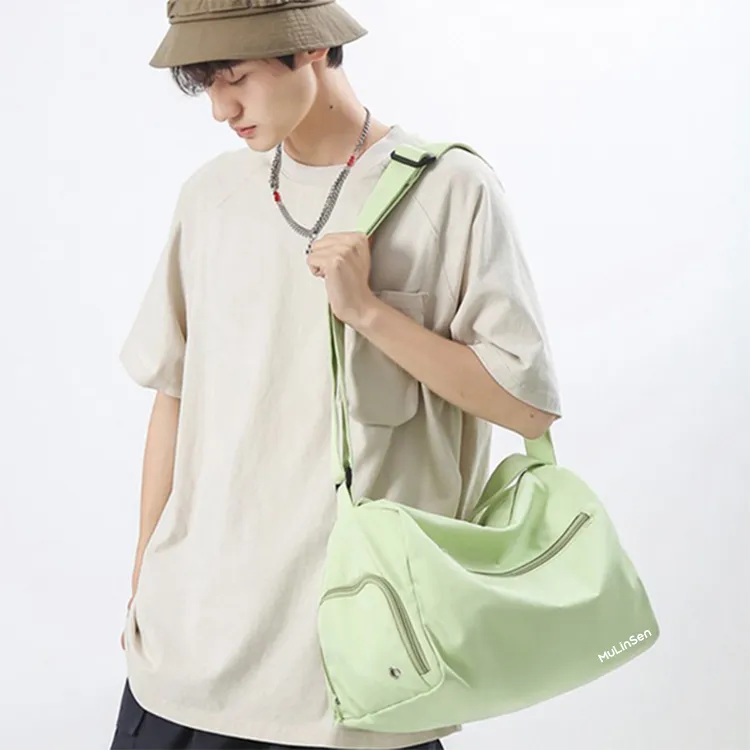 Mulinsen Nylon Crossbody Bag, Shoulder Bag Regular Unisex Multicolor-1