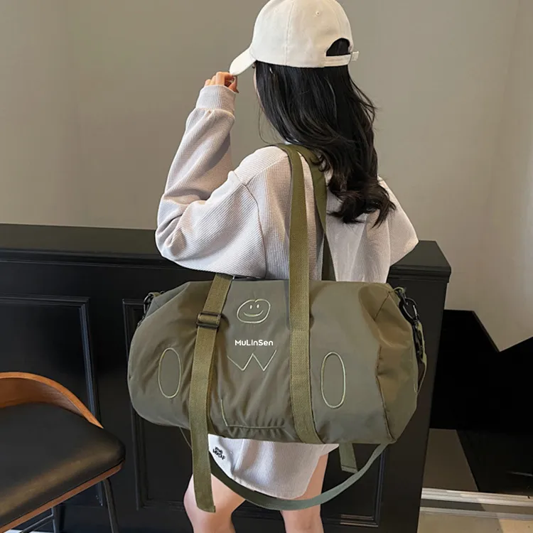 Mulinsen Polyester With Canvas Travel Bag Unisex Multicolor-7