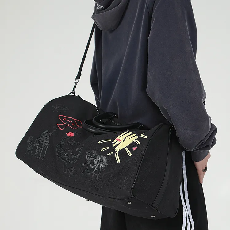 Mulinsen Polyester Travel Bag Unisex Multicolor-1