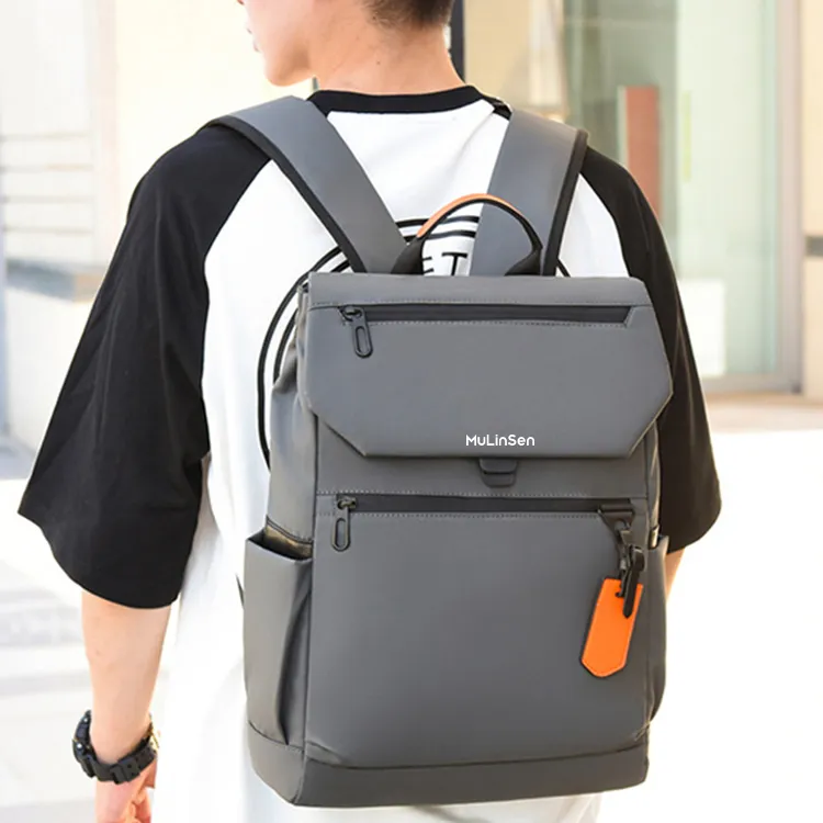 Mulinsen Oxford Backpack Laptop Bag Regular Unisex Black/Gray/Camouflage/Green-4