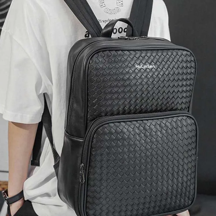 Mulinsen PU Backpack Regular Unisex Black-2