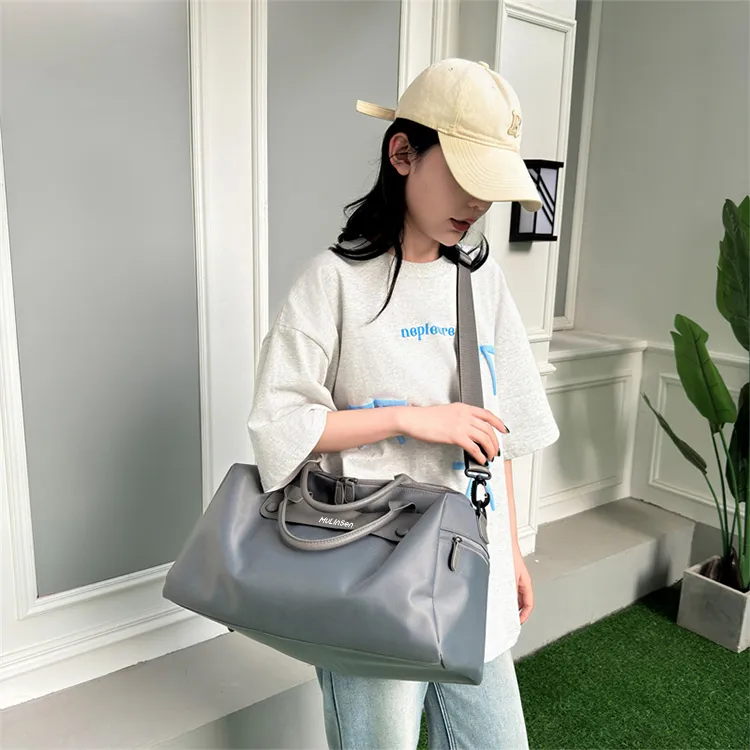 Mulinsen Polyester With Oxford Travel Bag Unisex-4