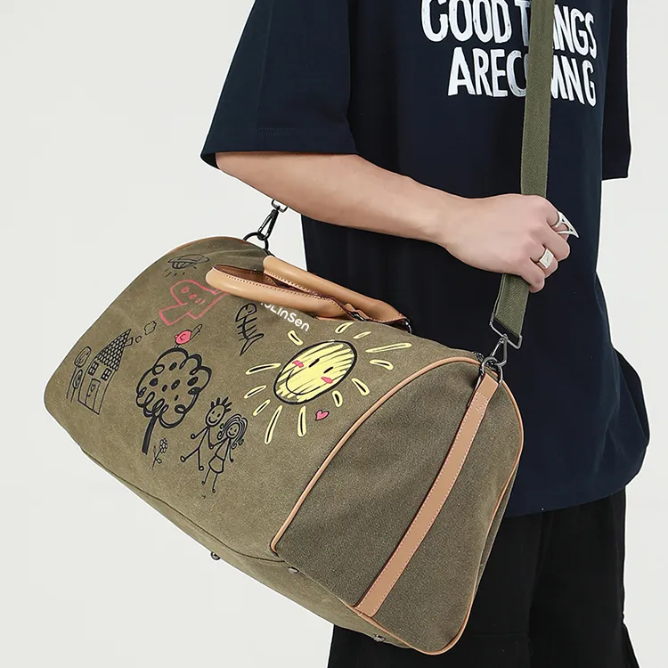 Mulinsen Polyester Travel Bag Unisex Multicolor-3