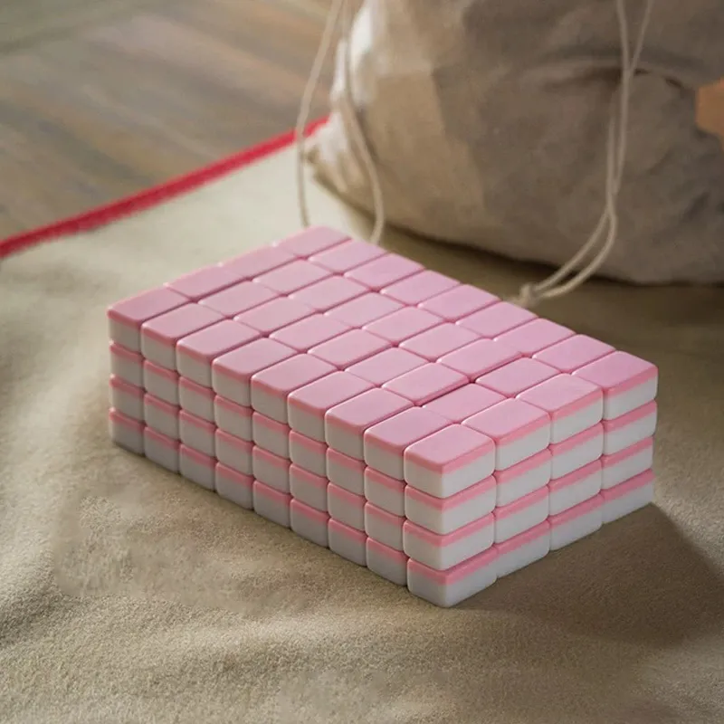 A Little Tide To Play Creative Refined Fun Multicolor Small Mahjong Set Board Games-1