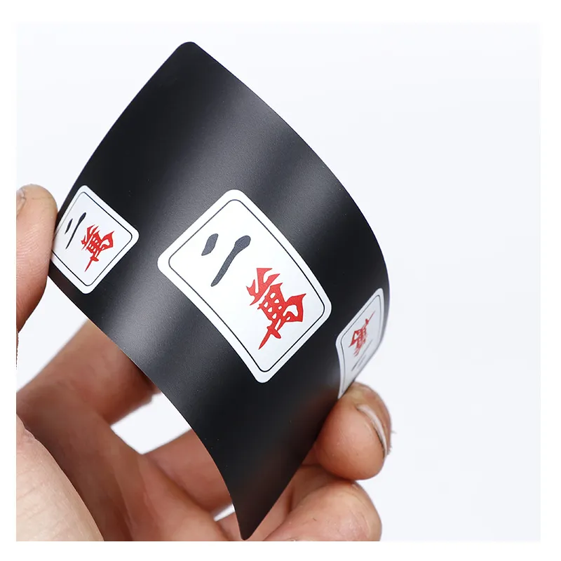 A Little Tide To Play PVC Matte Plastic Mahjong Poker Cards Travel Portable Waterproof Mini Game Cards Board Games-2