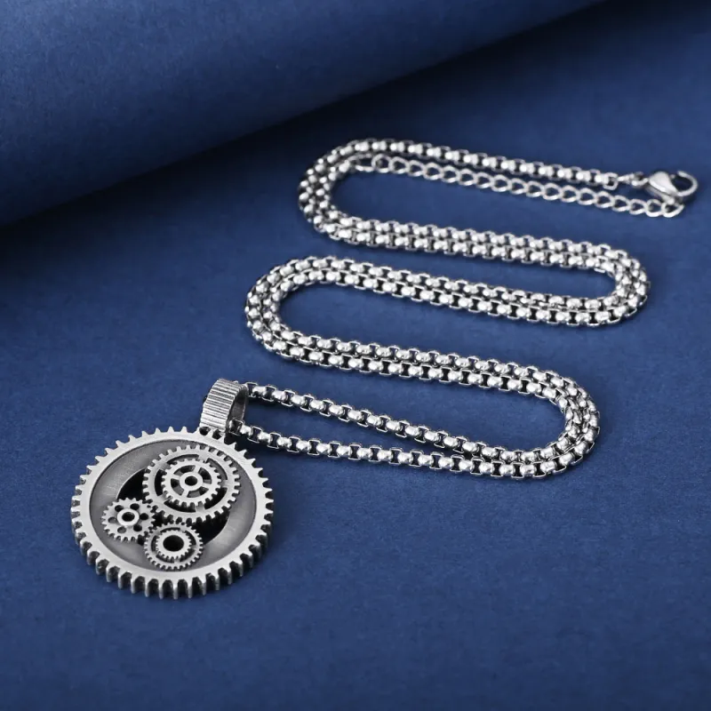 BAGGL Titanium Steel Necklaces Men's-3