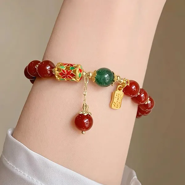 BAGGL Colored Glaze Jade Bracelets Women's-3