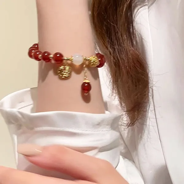 BAGGL Colored Glaze Jade Bracelets Women's-1