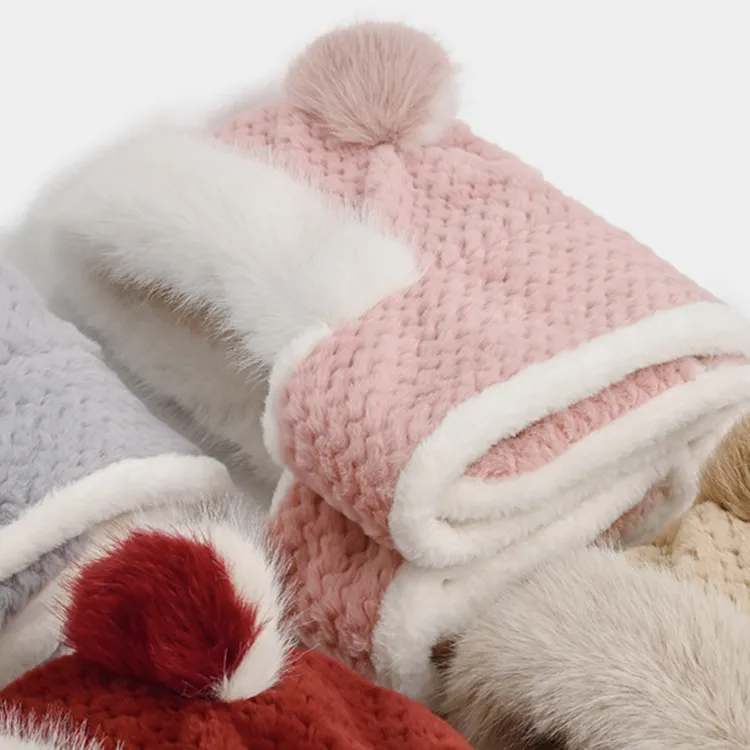 BAGGL Rabbit Fur Hoods & Plush Hats Unisex Gift Box Set-3