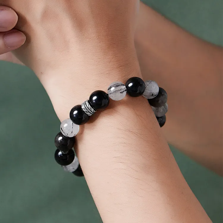 BAGGL Obsidian Bracelets Unisex-2