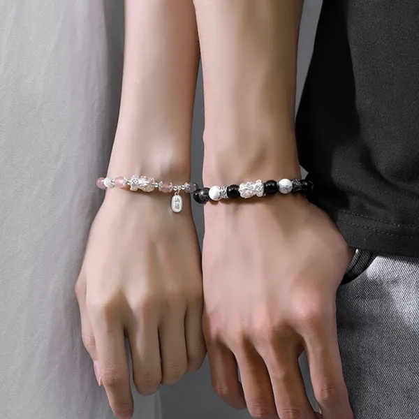 BAGGL Obsidian Jade Bracelets Unisex-4