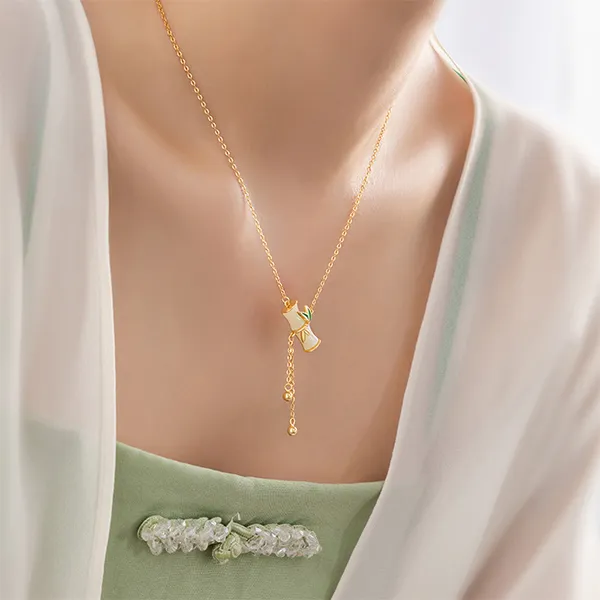 BAGGL Chalcedony Jade Necklaces Women's-2