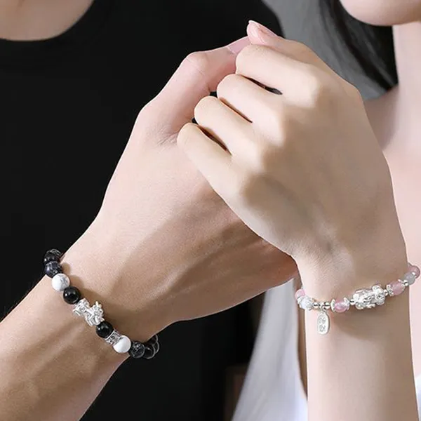 BAGGL Obsidian Jade Bracelets Unisex-3