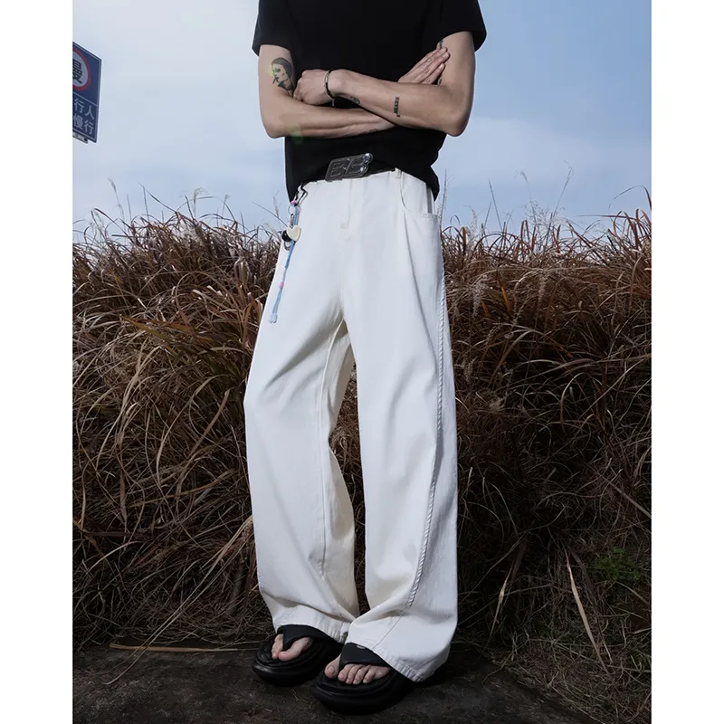 AGBG Jeans Unisex White-4