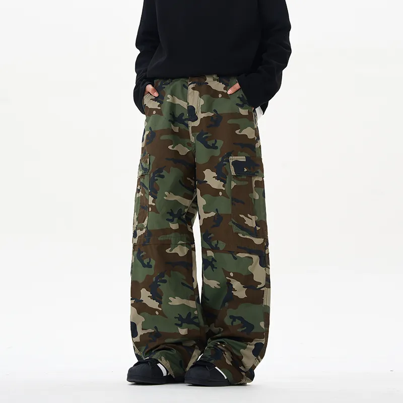 AGBG Cargo Pants Unisex Camouflage-3