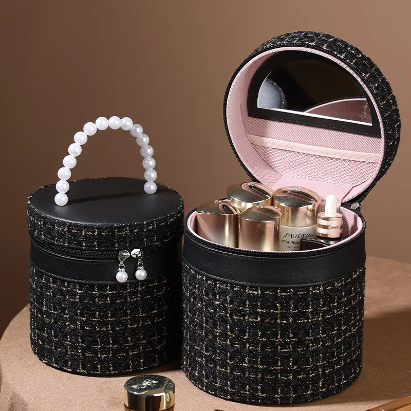 Sweet Pillow House Makeup Case Large Capacity Cosmetics Storage Box Portable Home Use Makeup Bag-8
