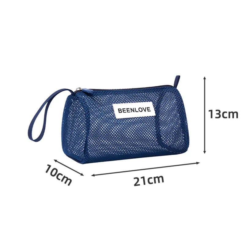 Sweet Pillow House Hawaii Handheld Gauze Bag Travel Cosmetics Storage Bag Travel Beach Bag Portable Makeup Bag-5