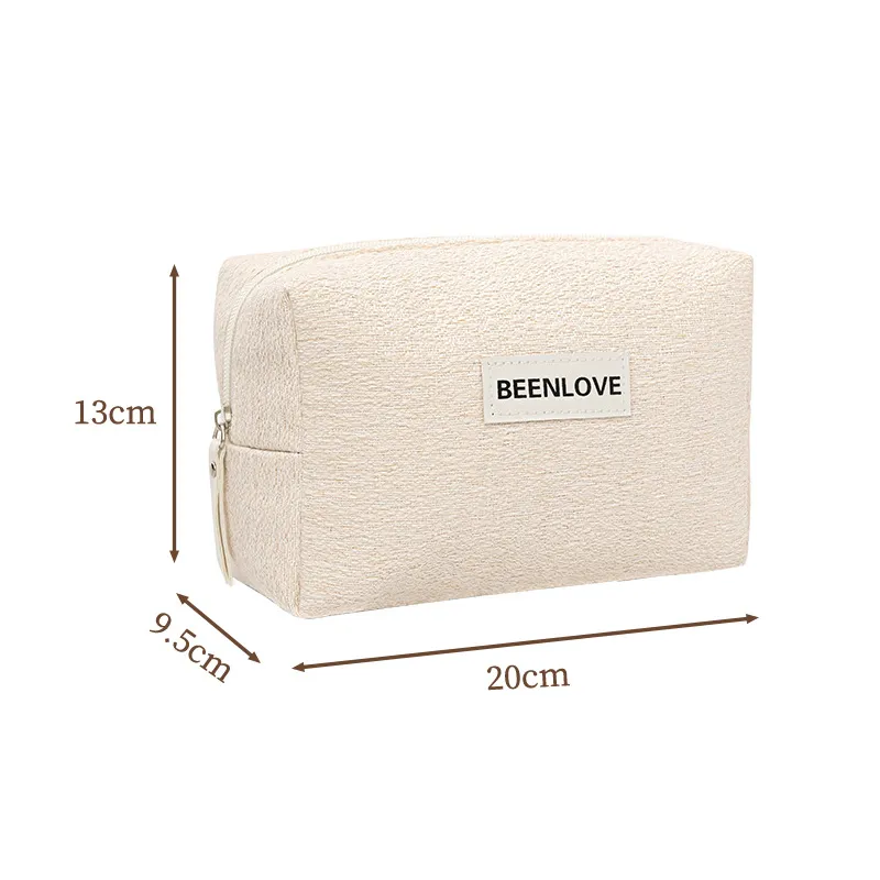 Sweet Pillow House Xue Eight Point Makeup Bag Handheld Cosmetics Storage Bag Portable Medium Bag Travel Makeup Bag-2