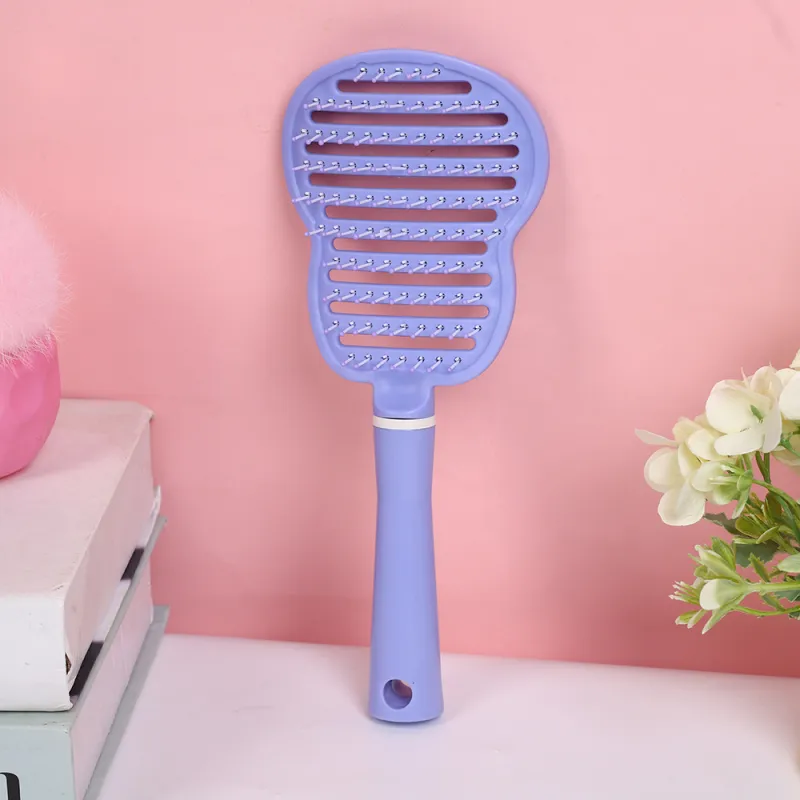 Sweet Pillow House Large Curved Comb For Volumizing And Elevating The Hairline Plantain Fan Comb Shaping-3