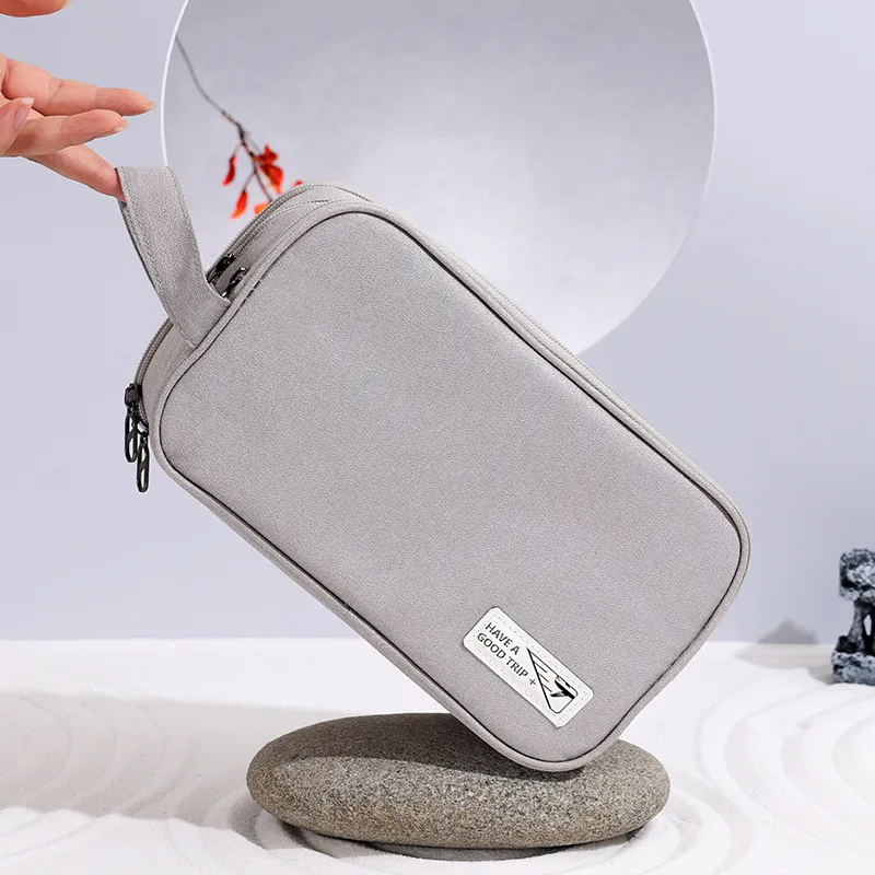 Sweet Pillow House Portable Dry And Wet Toiletry Bag, Travel Toiletry Bag, Cosmetics Storage Bag, Makeup Bag Portable-5