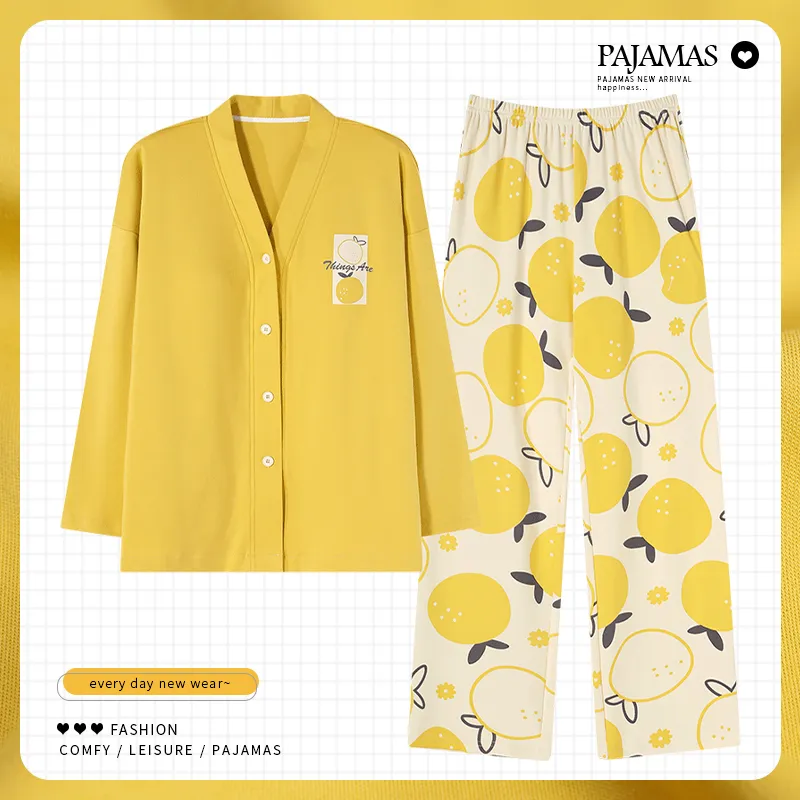 GRACEWELL Pajama Set Women's Gold-3