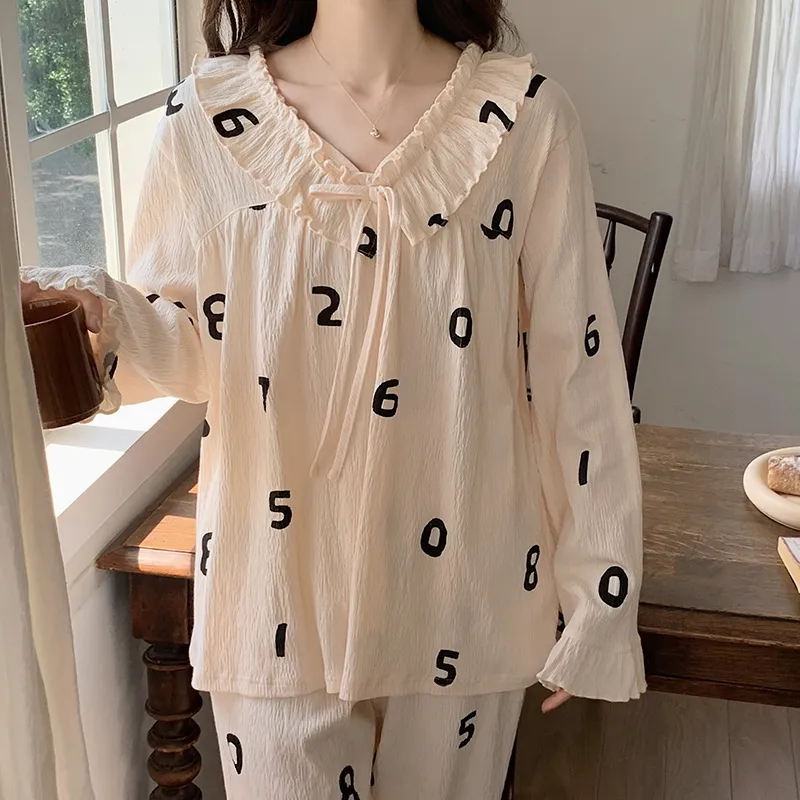 GRACEWELL Pajama Set Women's Champagne-4