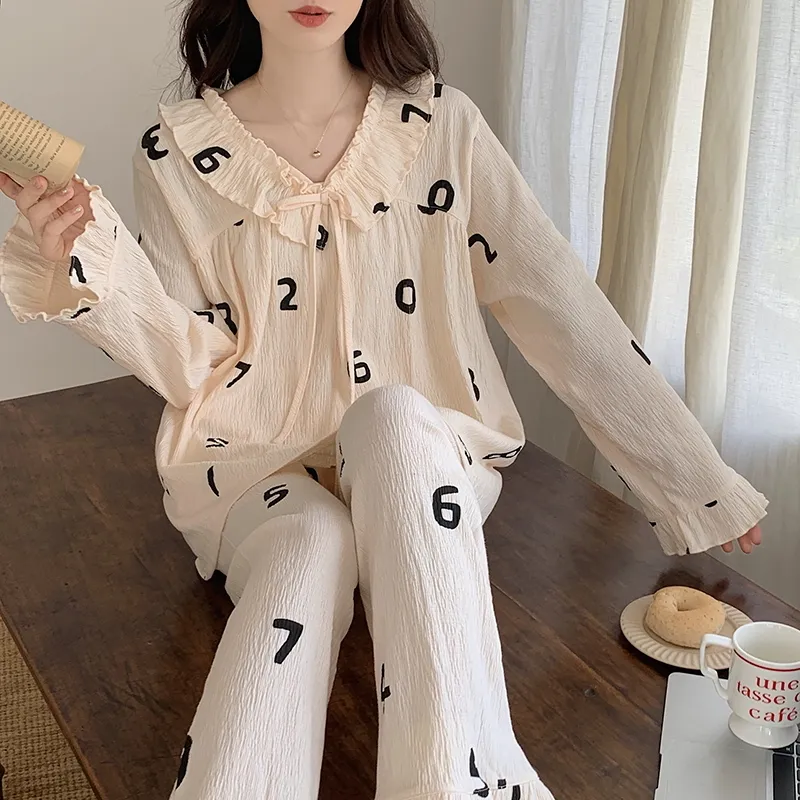 GRACEWELL Pajama Set Women's Champagne-2