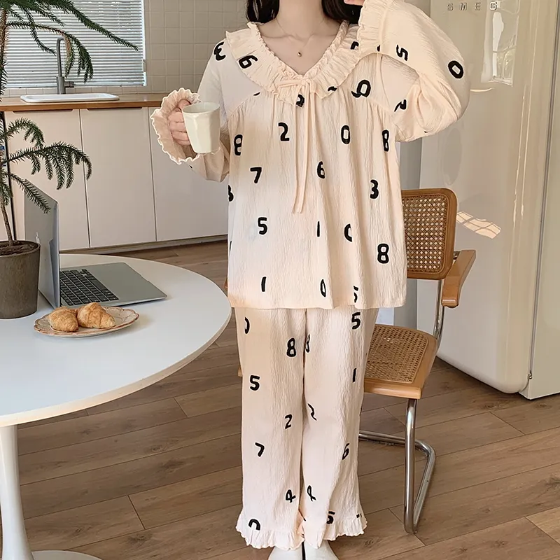 GRACEWELL Pajama Set Women's Champagne-7