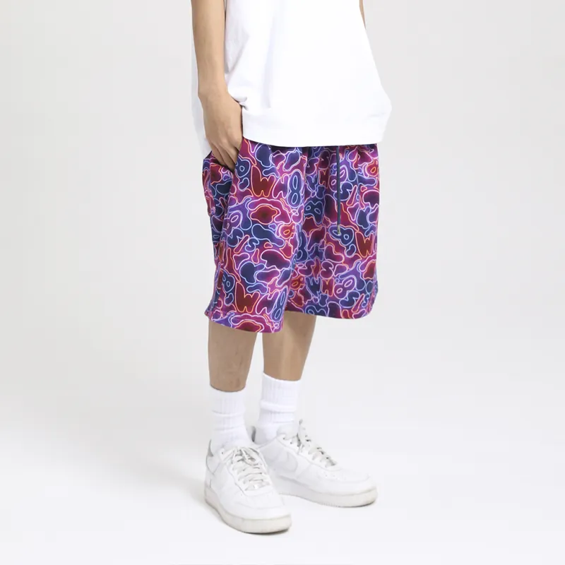 WHOOSIS Casual Shorts Unisex Neon-4