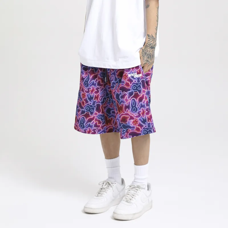 WHOOSIS Casual Shorts Unisex Neon-3