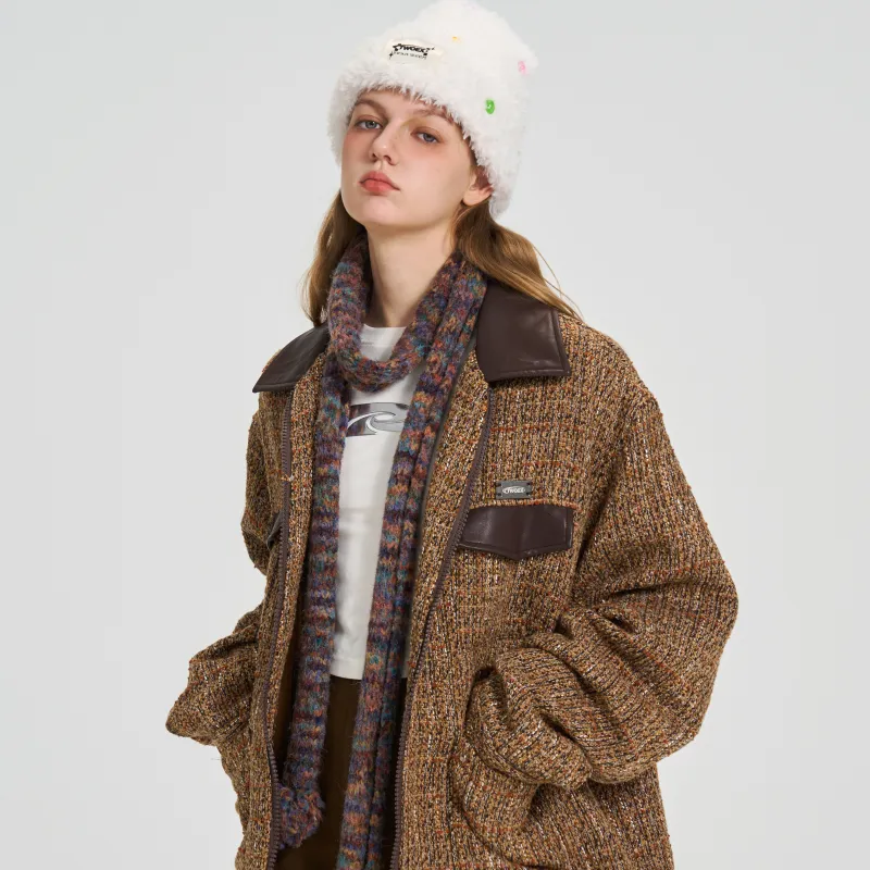 TWOEX2 Jackets Coats Unisex Maillard Style Brown-3