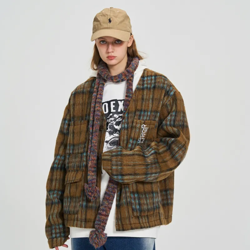 TWOEX2 Plaid Unisex Jacket-2